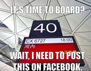 Boarding Sign