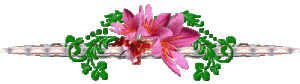 Divider - Pink Flower